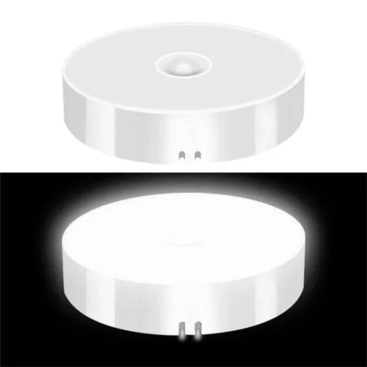 EMESA HOME PIR Motion Sensor LED Night Light – USB Rechargeable Wireless Lamp for Cabinet, Wardrobe, Staircase, Closet, Kitchen